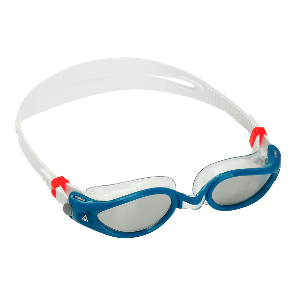 Aquasphere Kaiman Exo Goggle Petrol Transparent Lens Silver